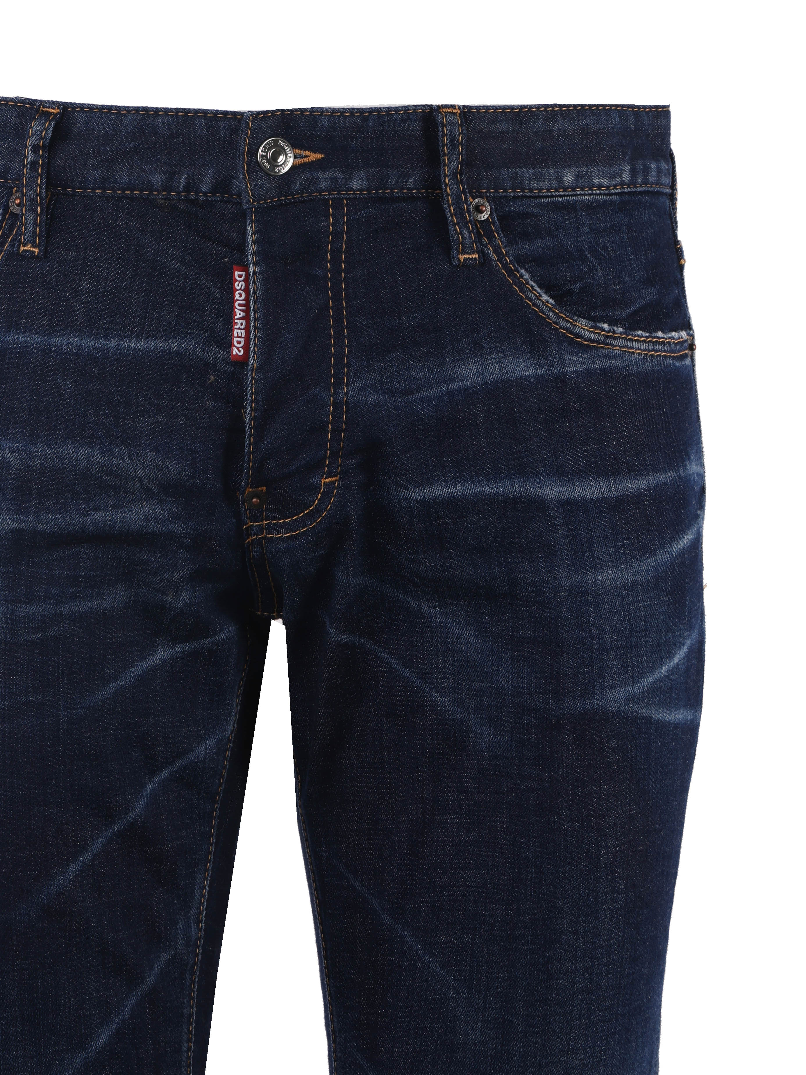 Dsquared2 Jeans Blue Navy Cotton