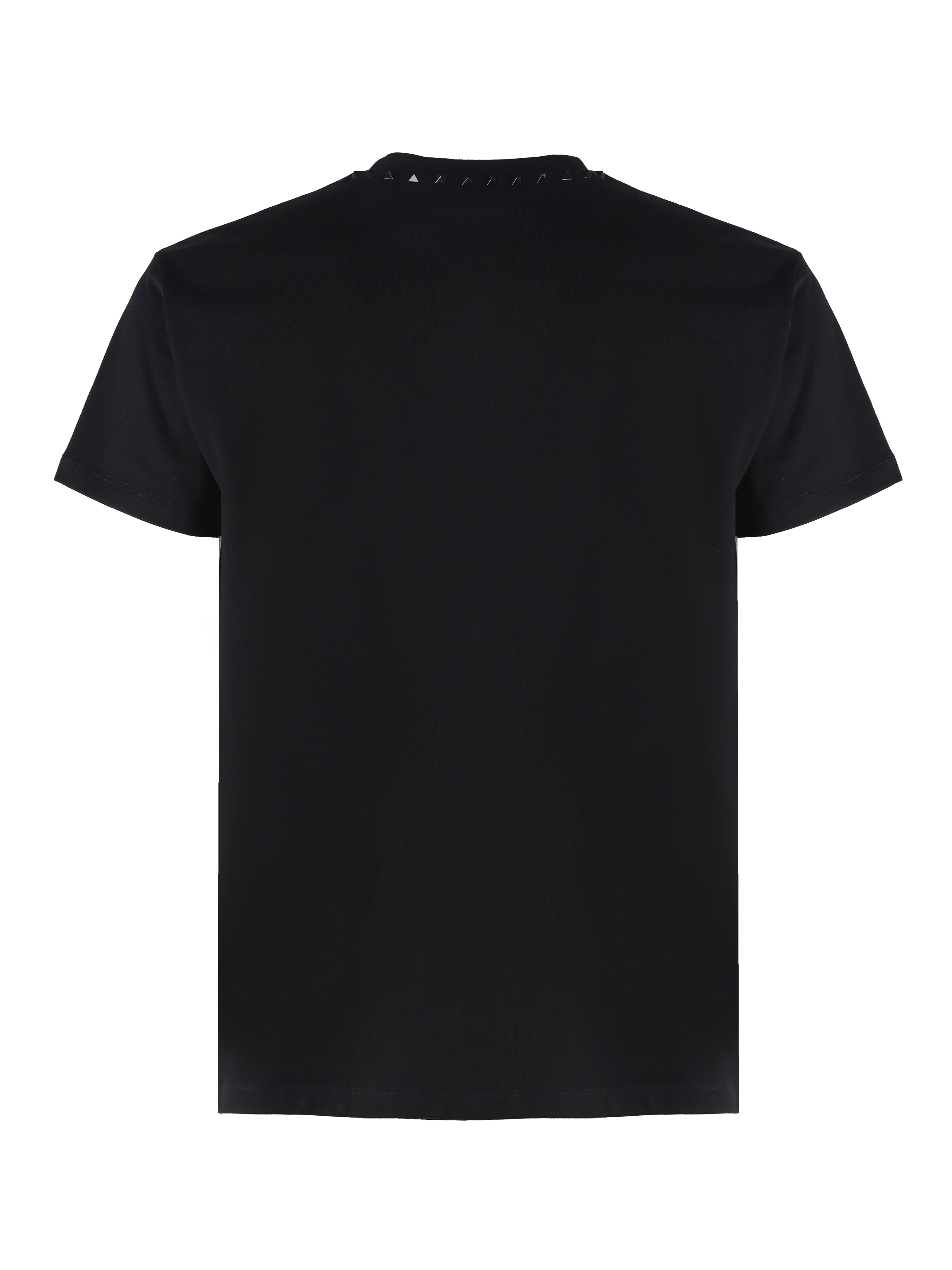 Valentino Garavani T-Shirts And Polos Black Cotton