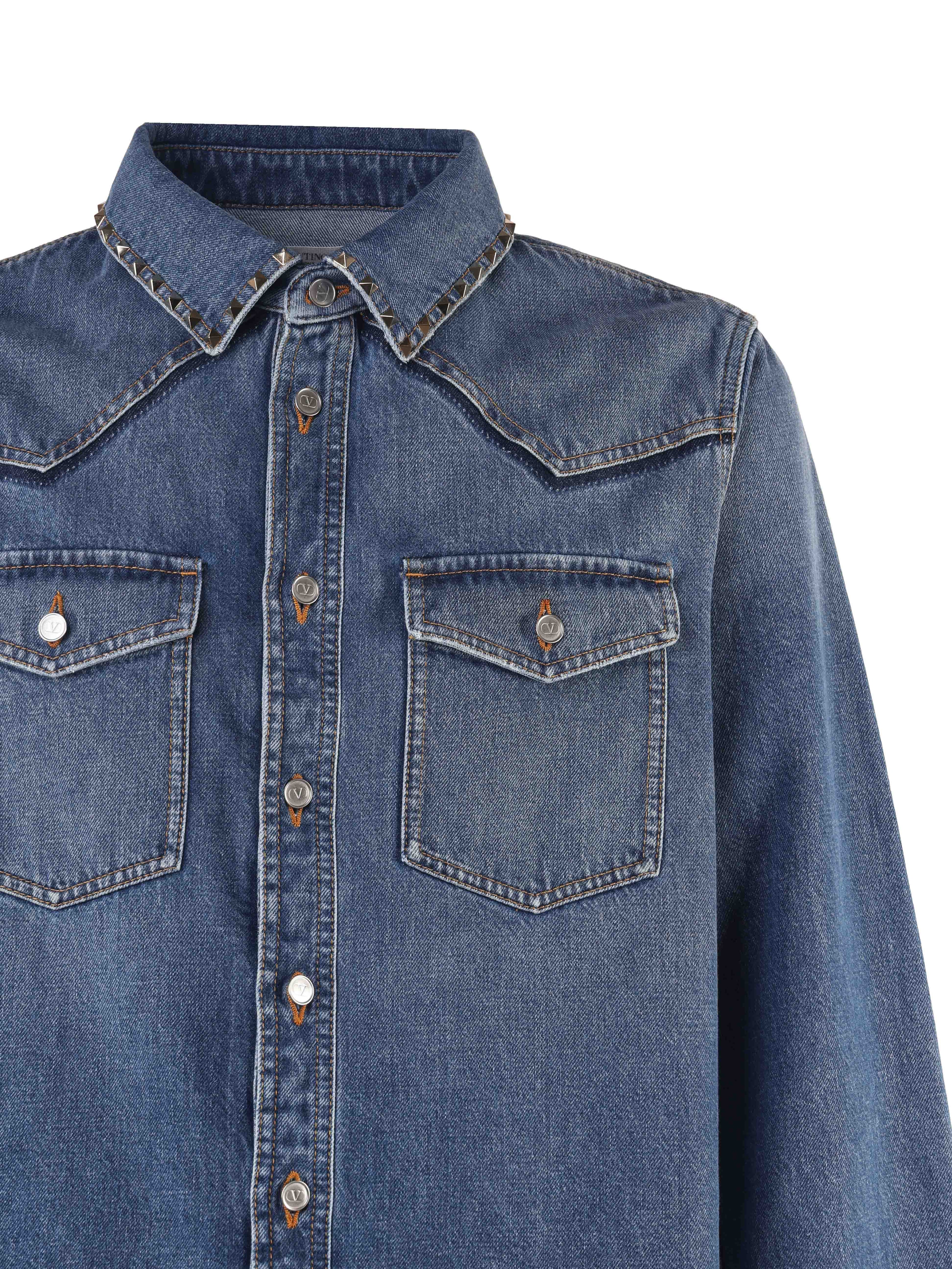 Valentino Garavani Shirts Denim Cotton