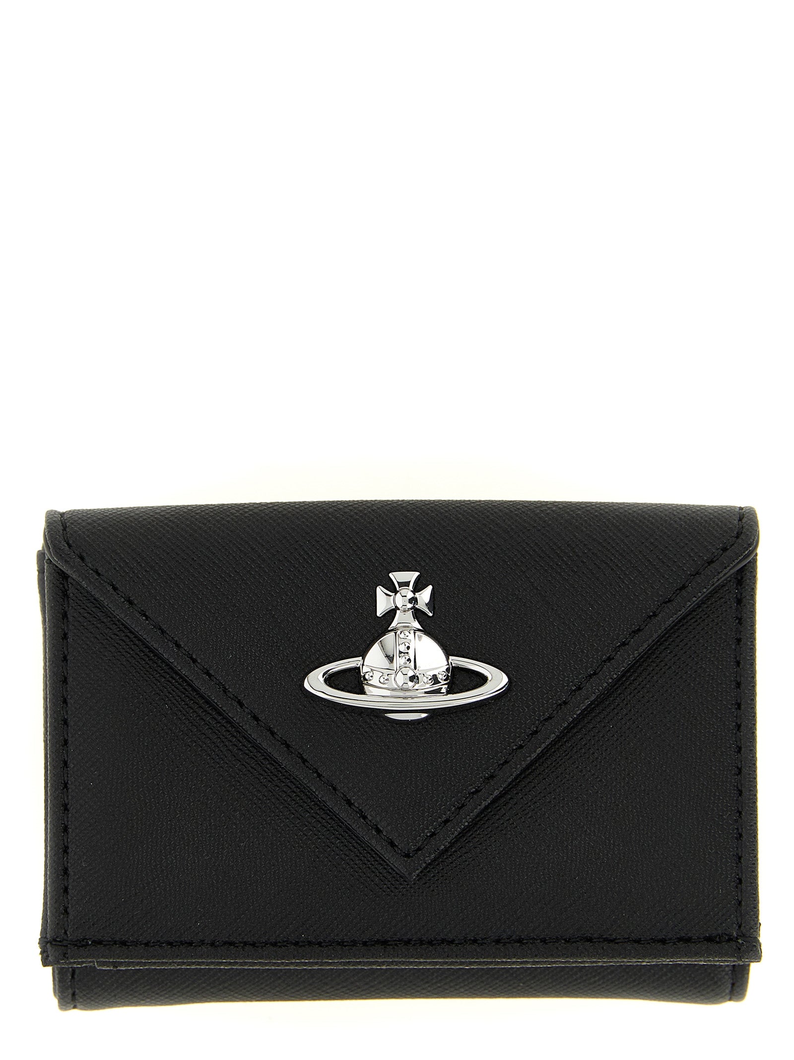 Envelope Wallet Black Polyurethane Wallets, Card Holders