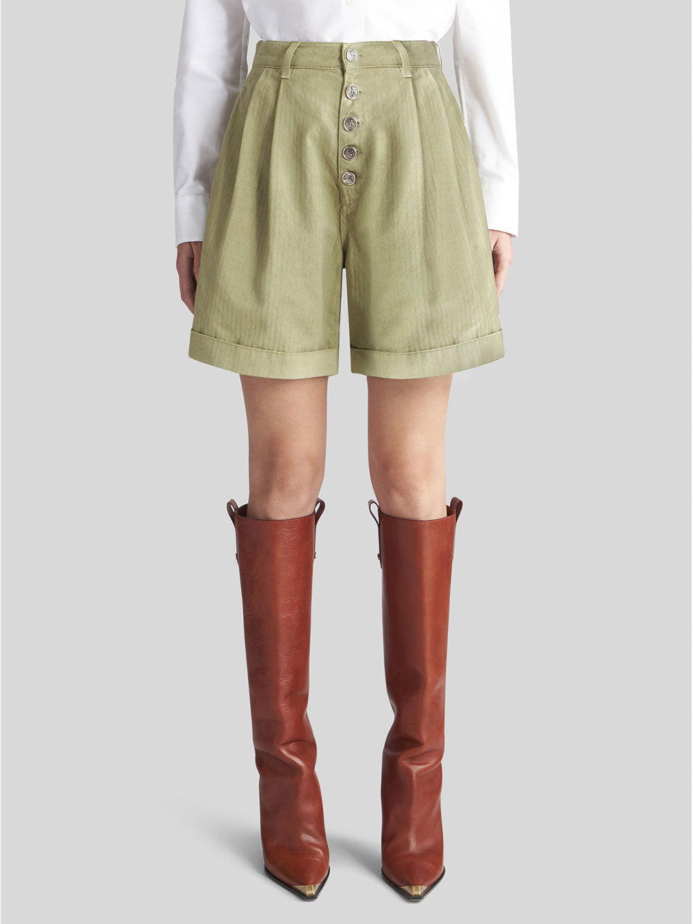 Pantalone Green Cotton | Short