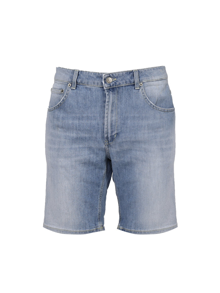 Dondup Shorts Blue Cotton