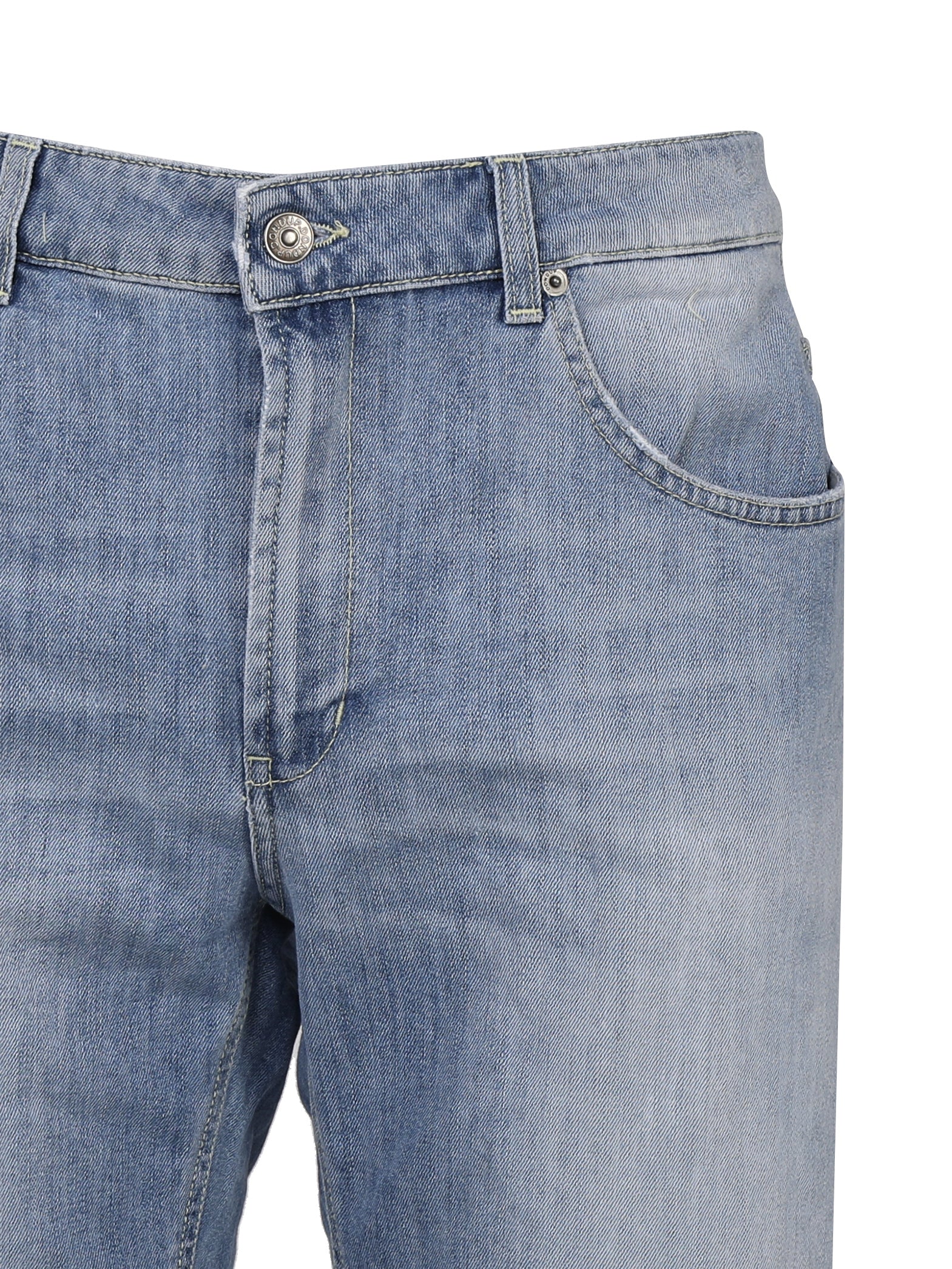 Dondup Shorts Blue Cotton