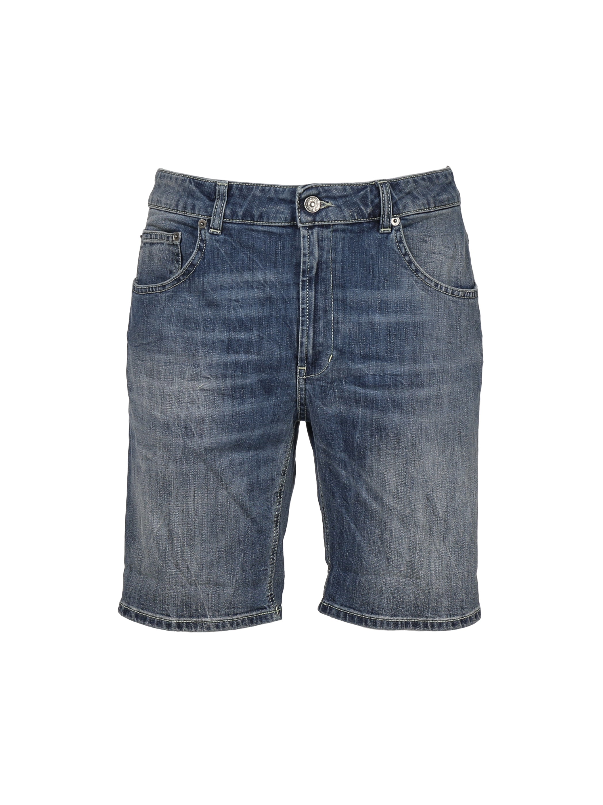 Dondup Shorts Blue Cotton