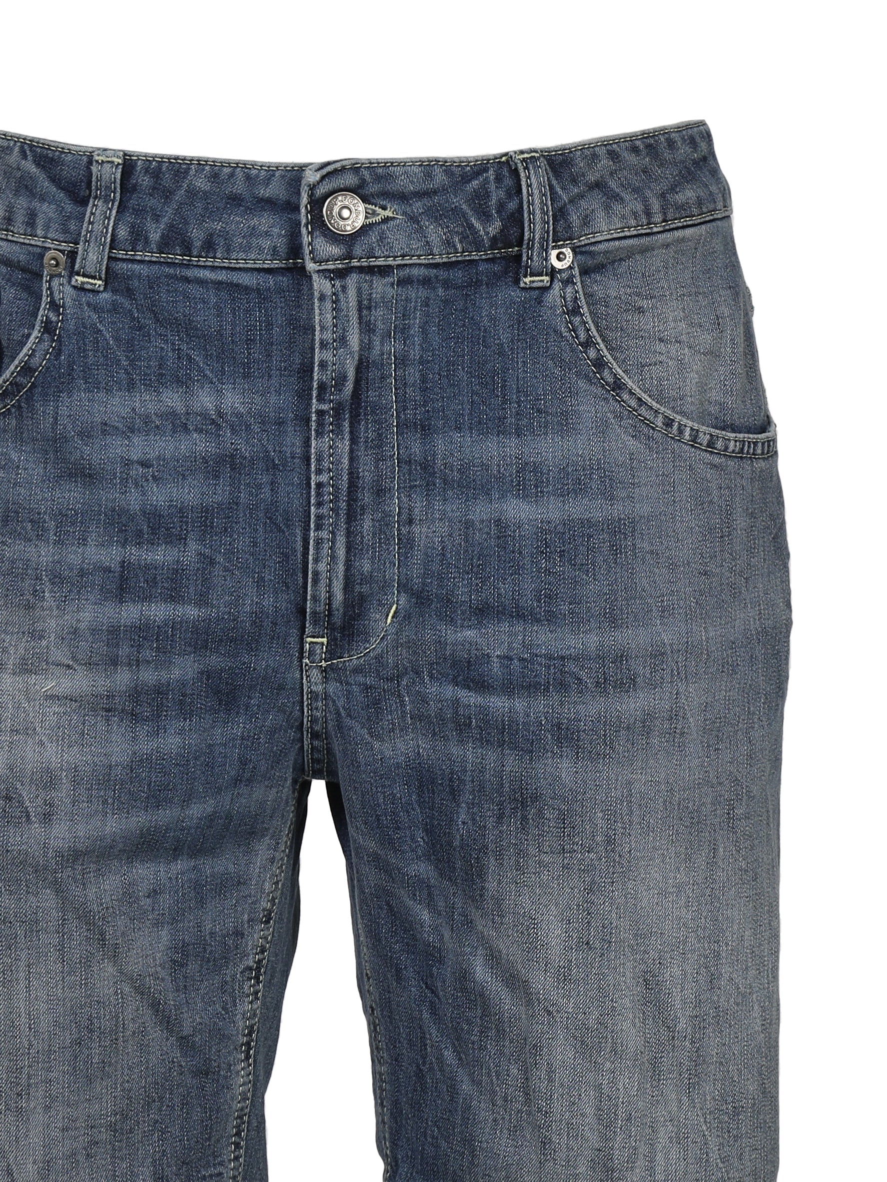 Dondup Shorts Blue Cotton