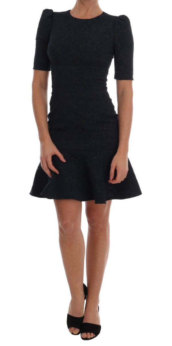 Dolce & Gabbana 87% polyester dress in black
