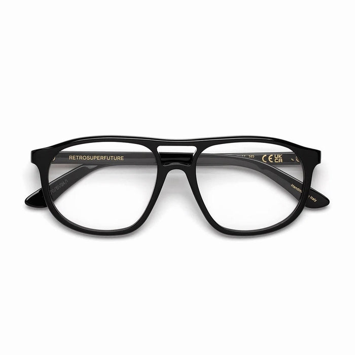 Retrosuperfuture Numero 127 Black Acetato Optical Frames