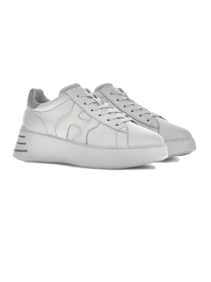 Rebel H564 Allacciato H White Calf Leather Shoe