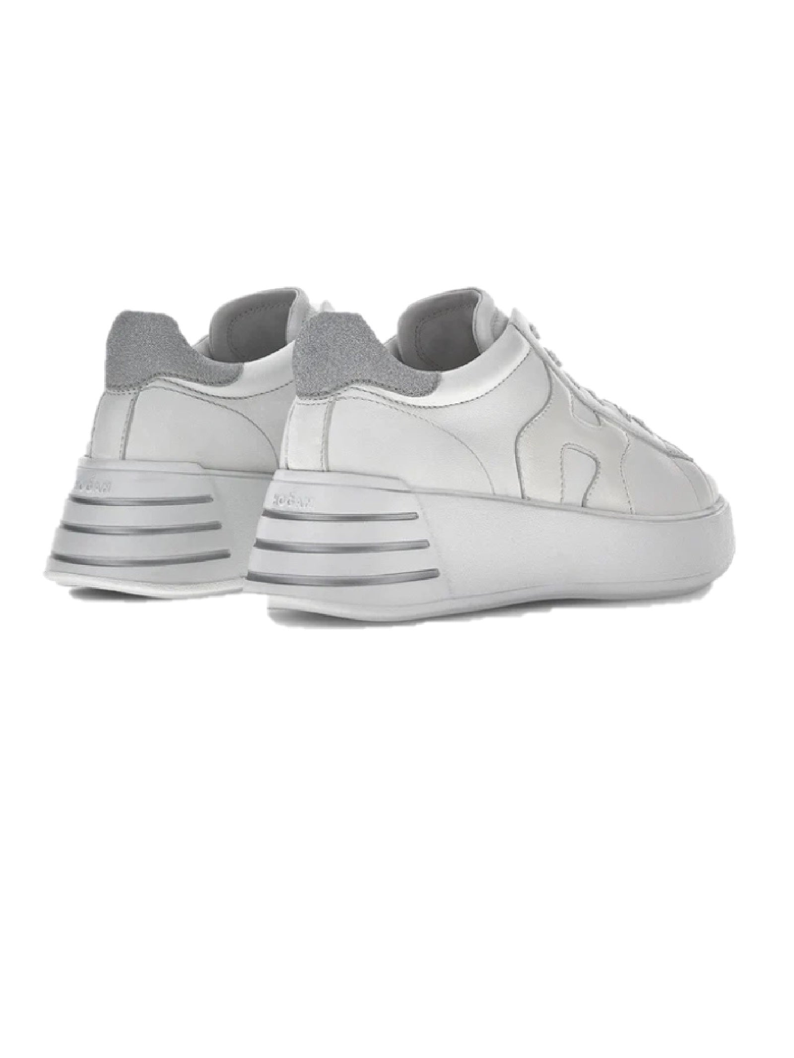 Rebel H564 Allacciato H White Calf Leather Shoe