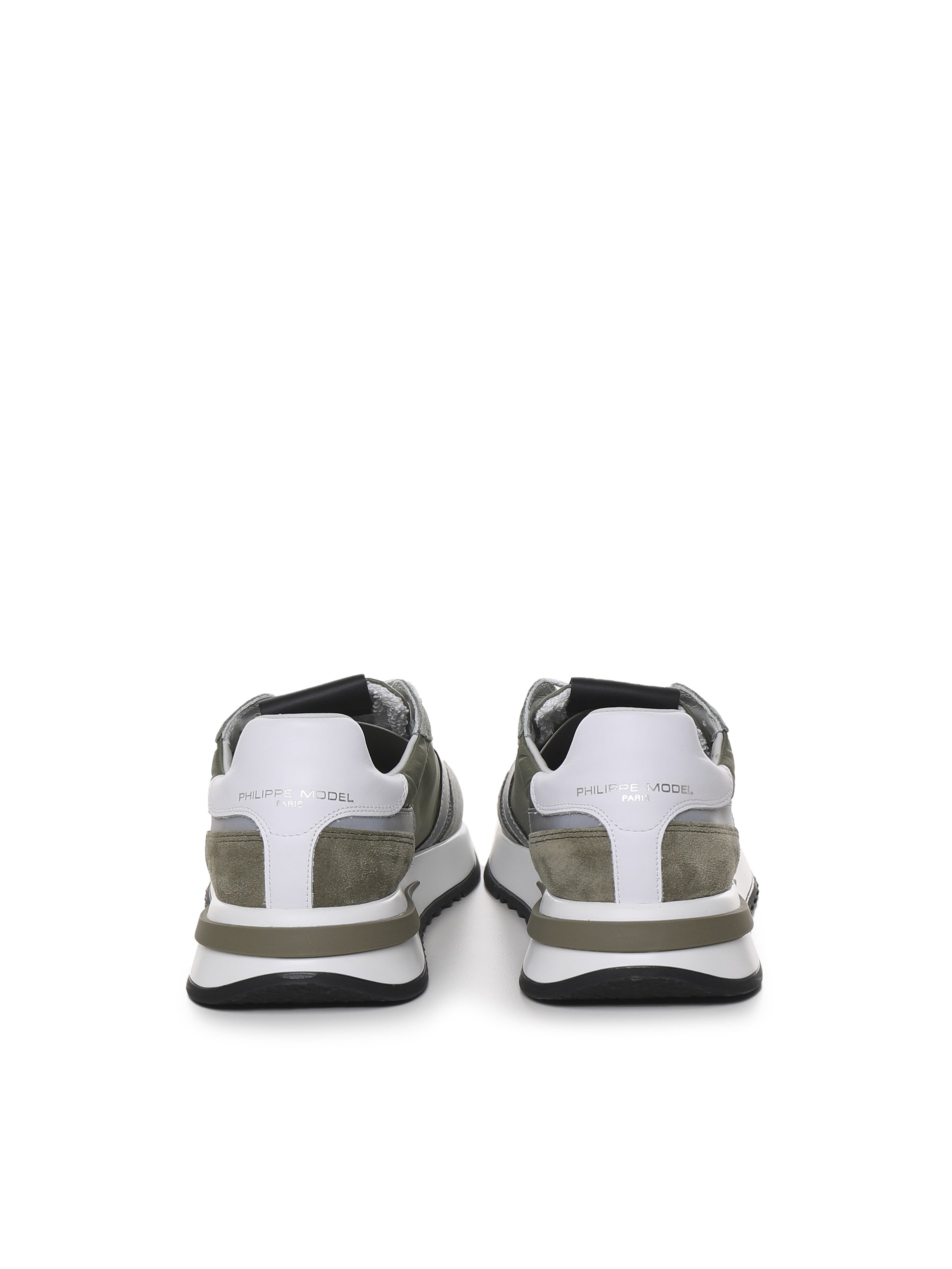 Philippe Model Sneakers Mondial_gris Calfskin Nylon