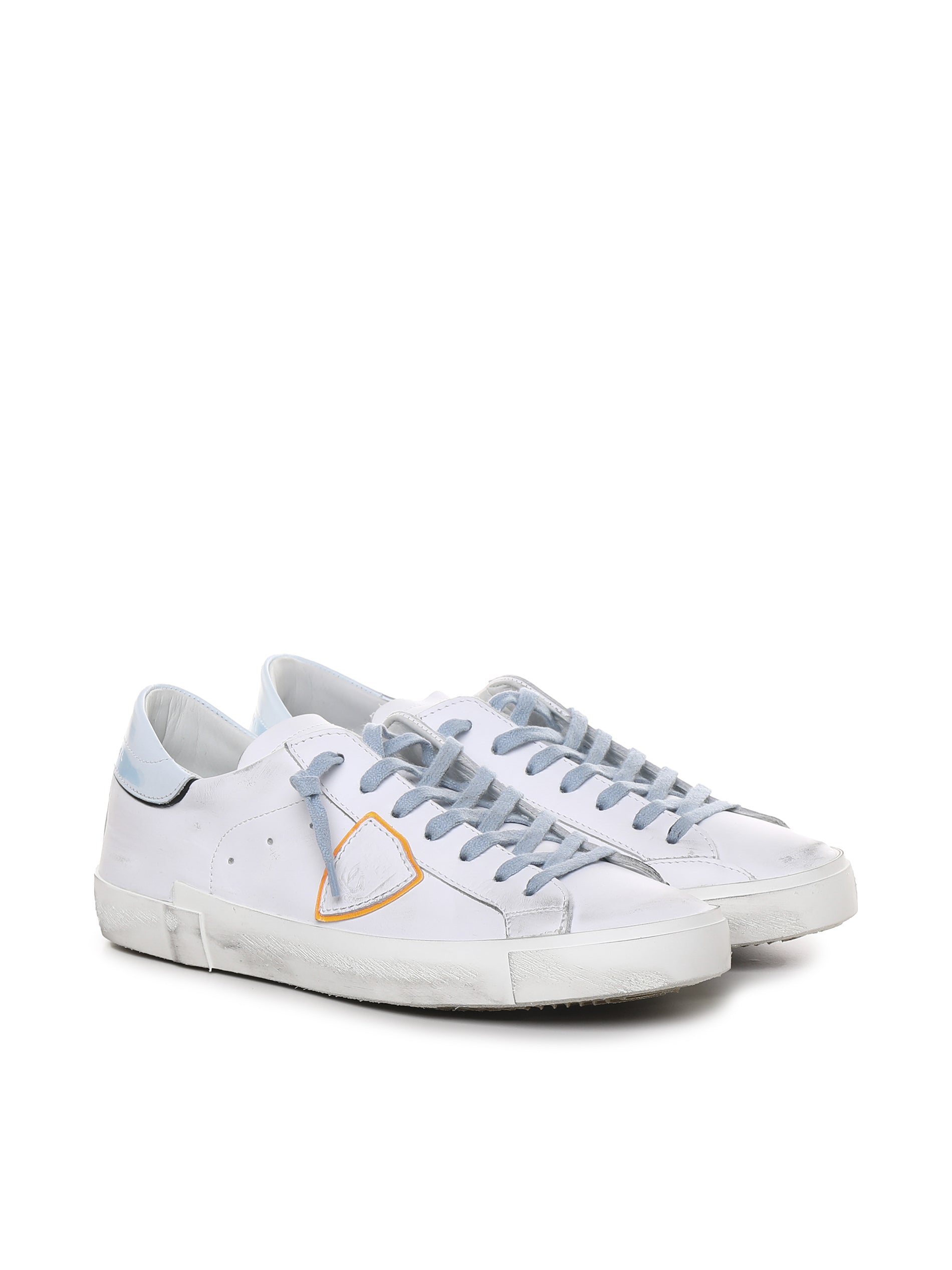 Philippe Model Sneakers Veau Nuage_blanc Azul Calf Leather