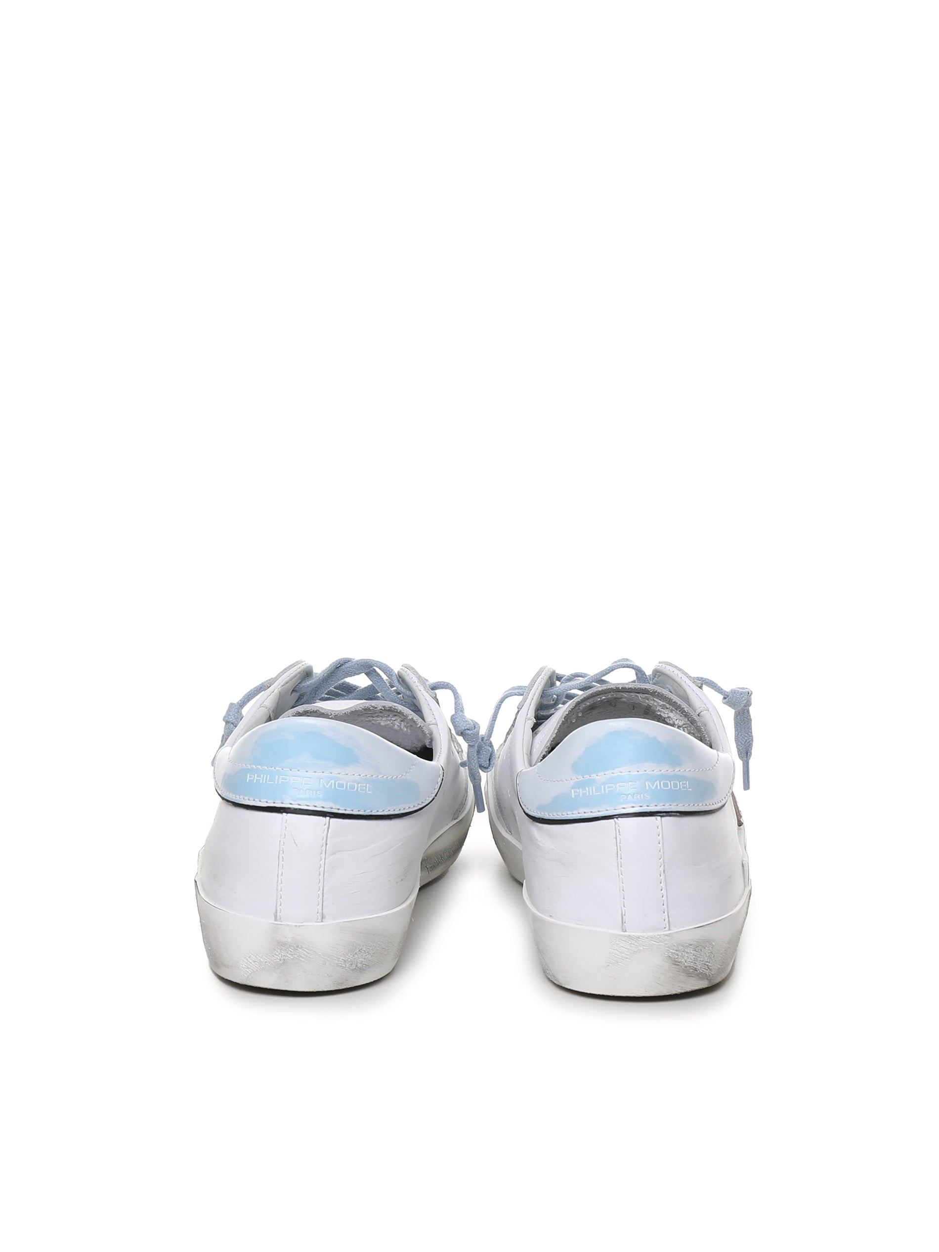 Philippe Model Sneakers Veau Nuage_blanc Azul Calf Leather