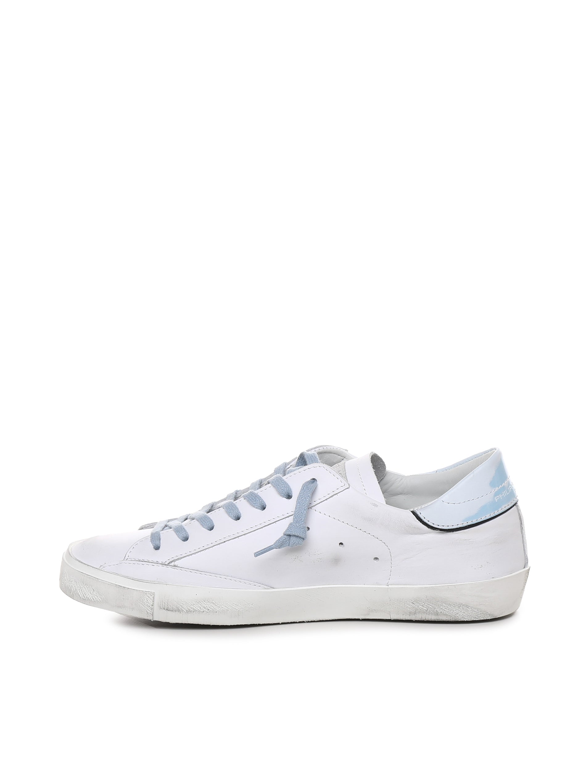 Philippe Model Sneakers Veau Nuage_blanc Azul Calf Leather