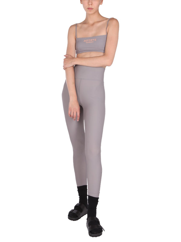 Adjustable Strap Grey Top Recycled Polyester/elastane Tops