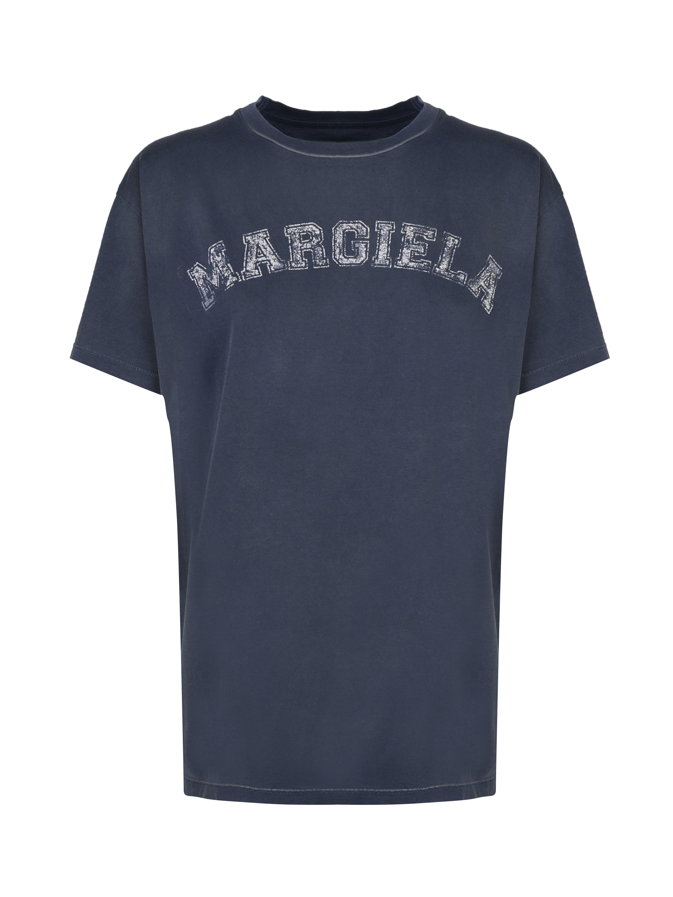 Maison Margiela T-Shirts And Polos Blue Cotton