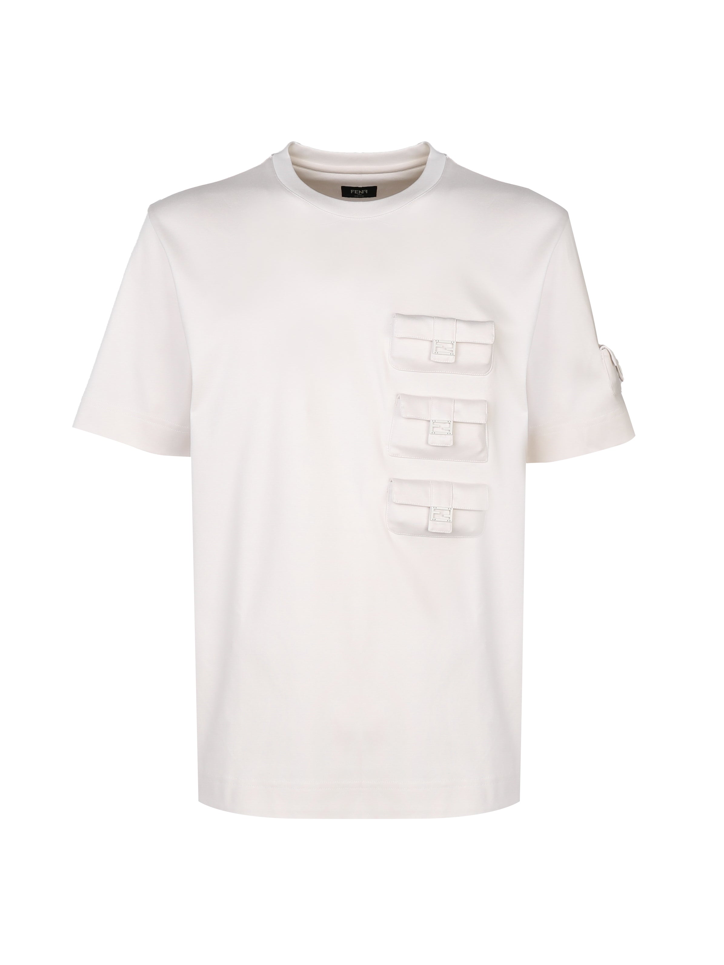 Fendi T-Shirts And Polos White Cotton