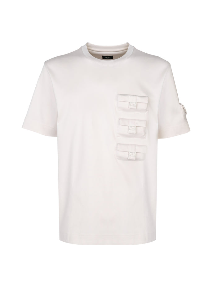 Fendi T-Shirts And Polos White Cotton