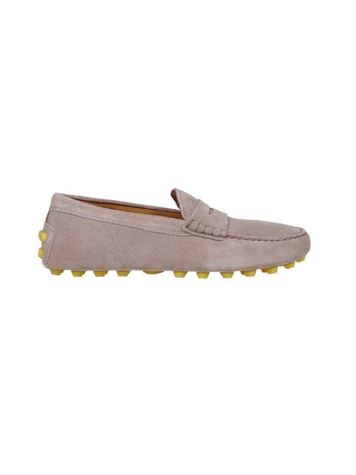 Elisir Gommino Macro Nude & Neutrals Suede Shoe