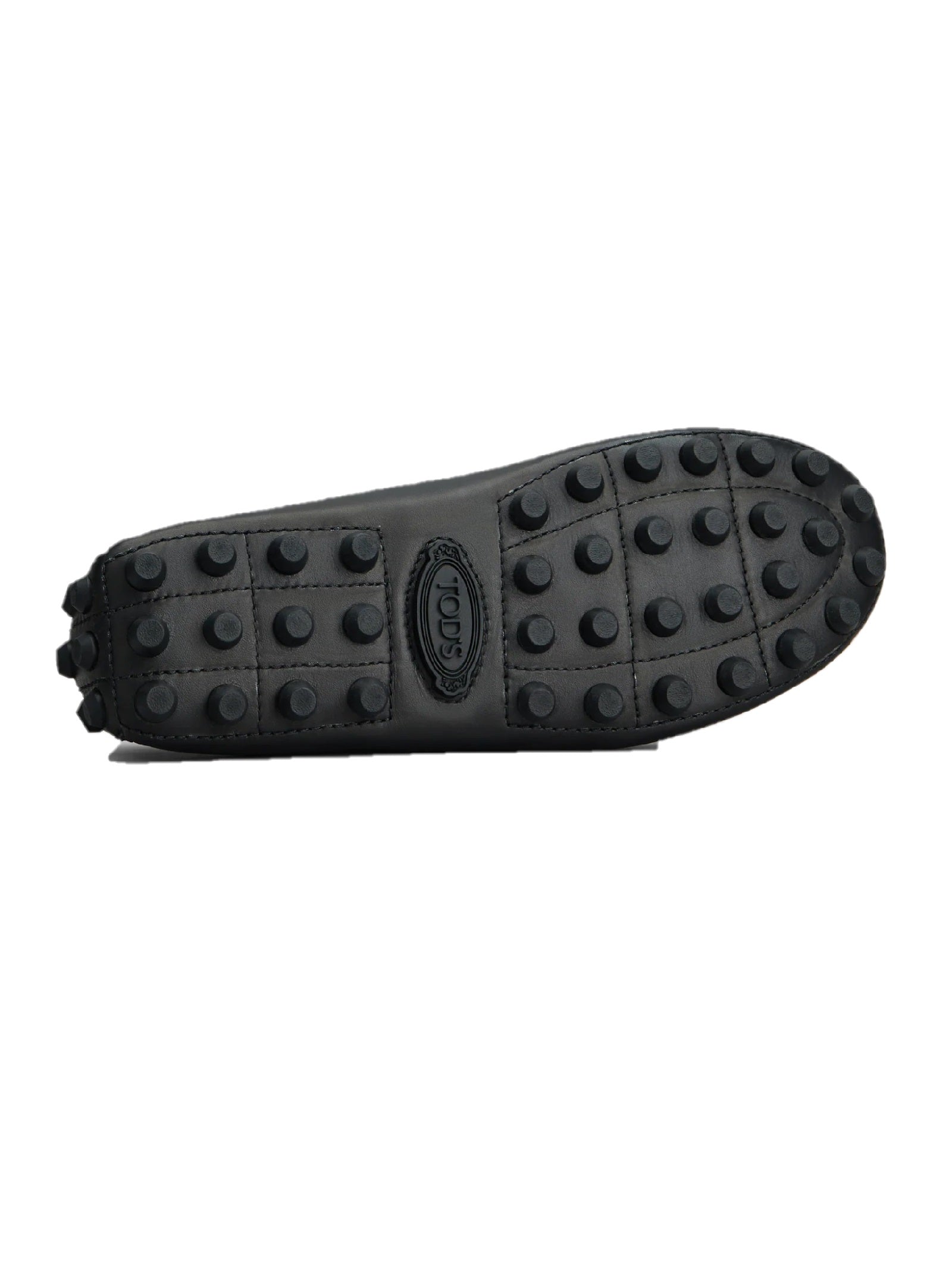Cavillon Up Gommino Macro Black Calf Leather Shoe