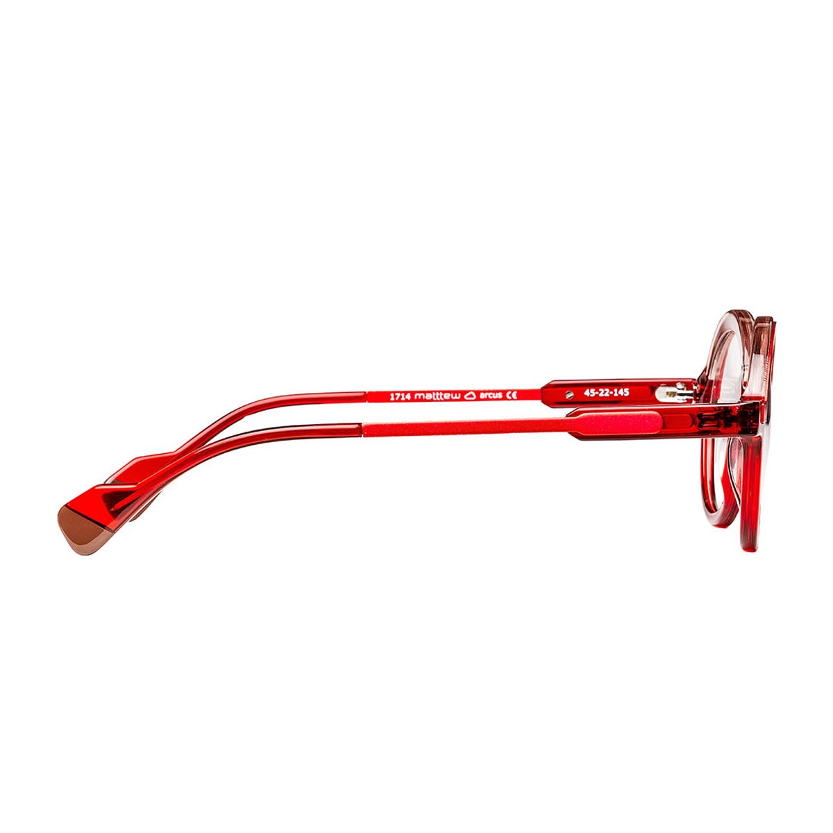 Matttew Arcus Red Acetato/metallo Sunglasses