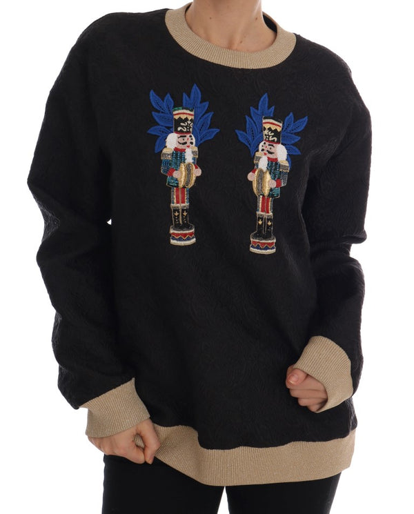 Dolce & Gabbana 73% Cotton sweater in black