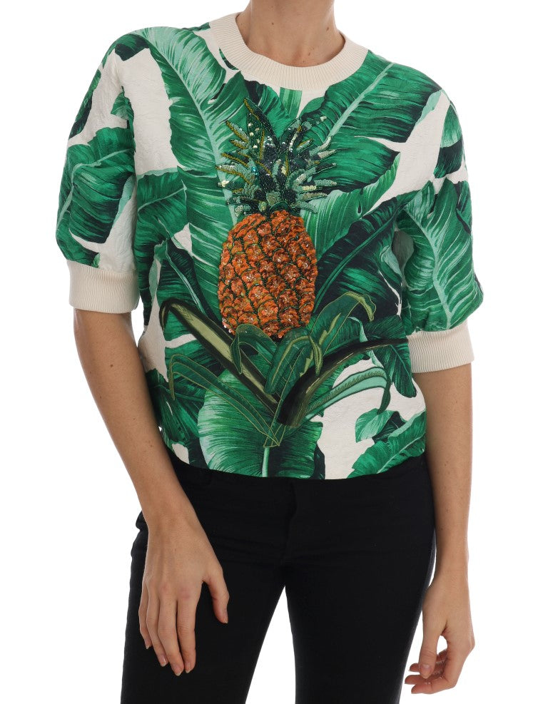 Dolce & Gabbana 75% Cotton sweater in green