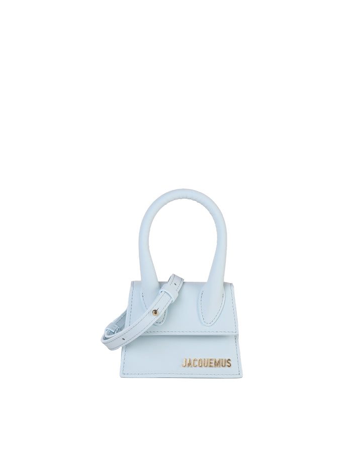 Jacquemus Bags Pale Blue Cowskin