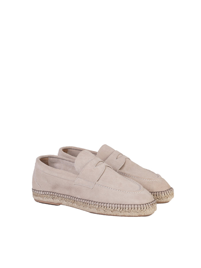 Eleventy Flat Shoes Sand Suede