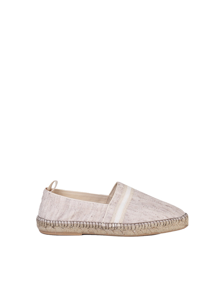Eleventy Flat Shoes Sand Linen
