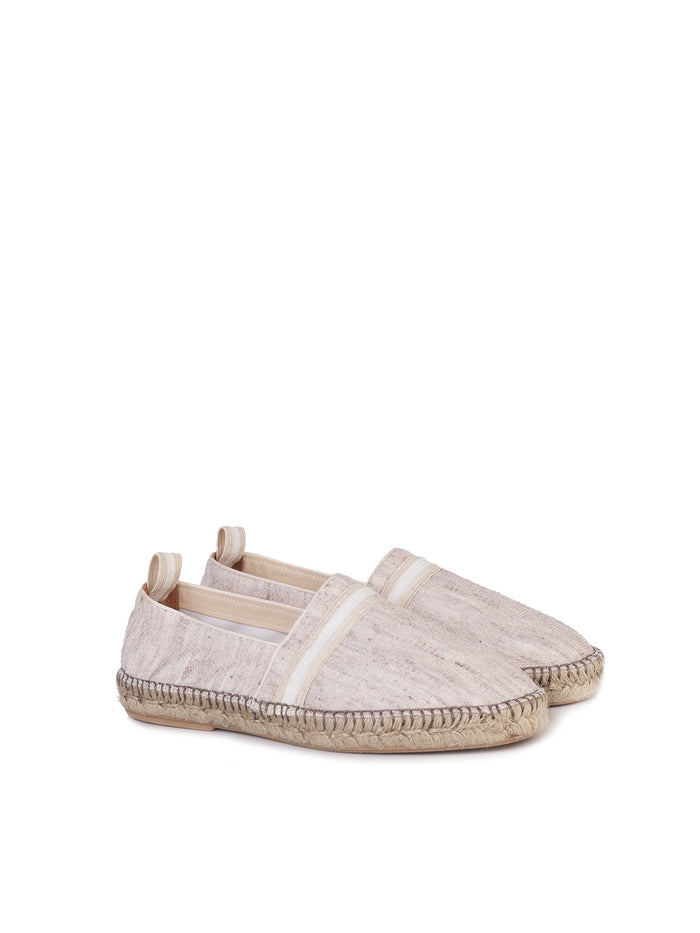 Eleventy Flat Shoes Sand Linen