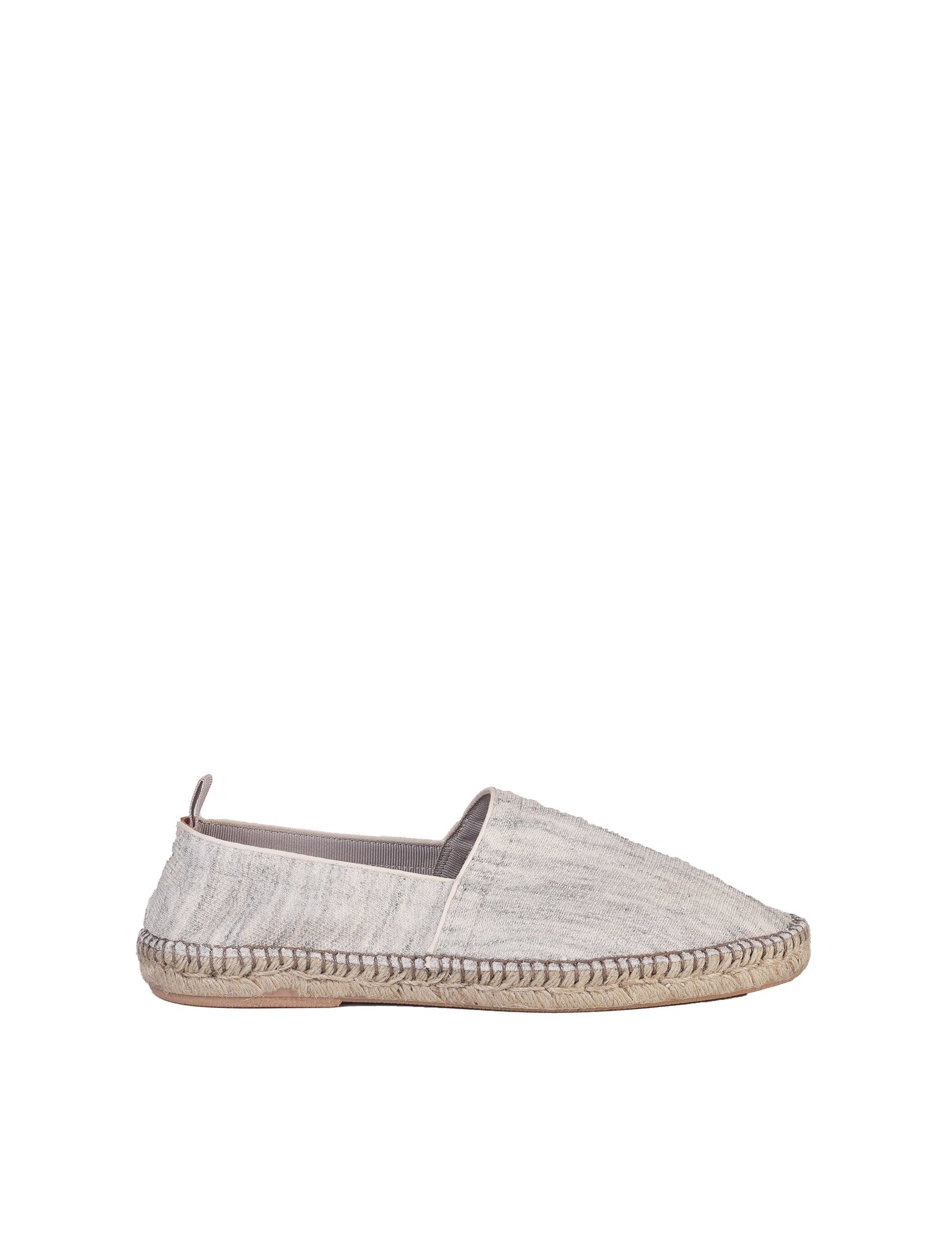 Eleventy Flat Shoes Grey Linen