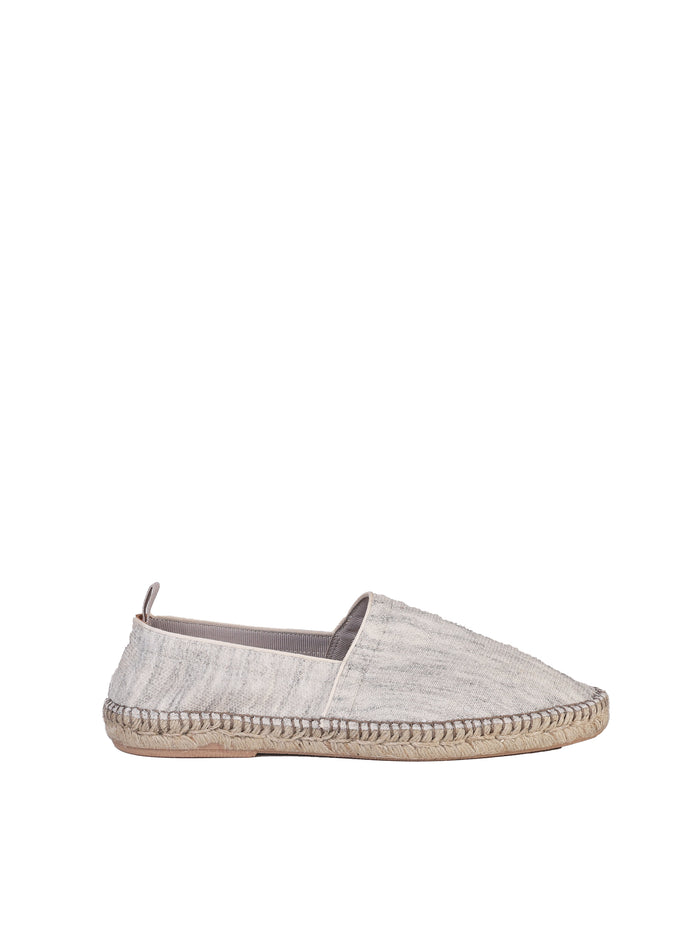 Eleventy Flat Shoes Grey Linen