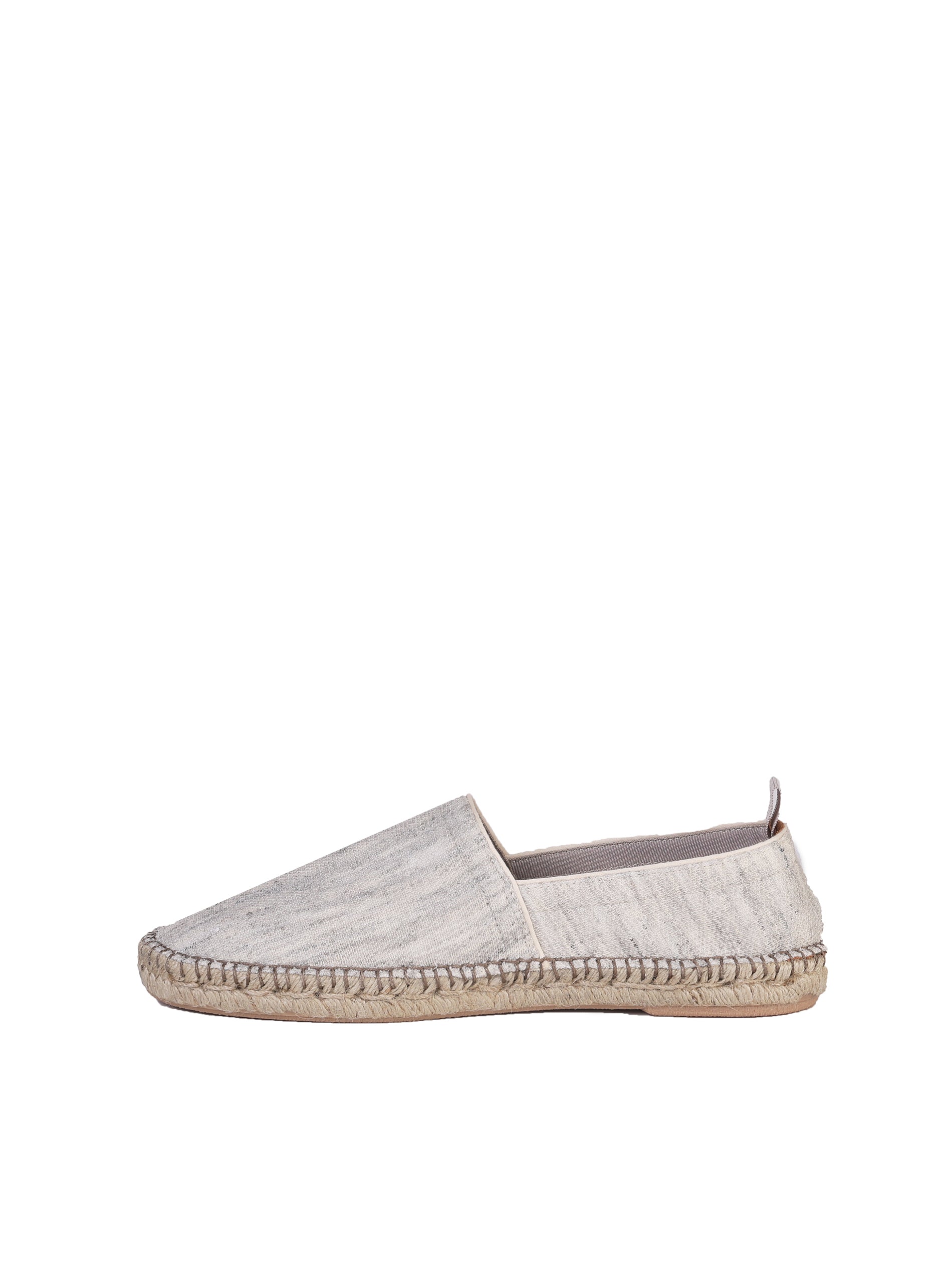 Eleventy Flat Shoes Grey Linen