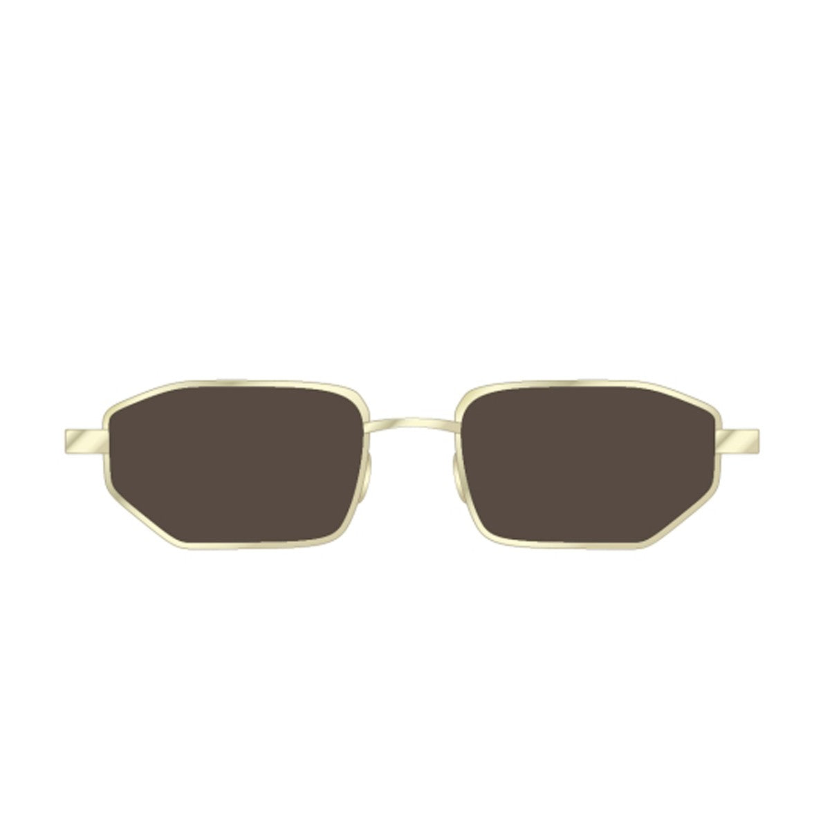Off-White Oeri14j Loa Gold Metallo Sunglasses