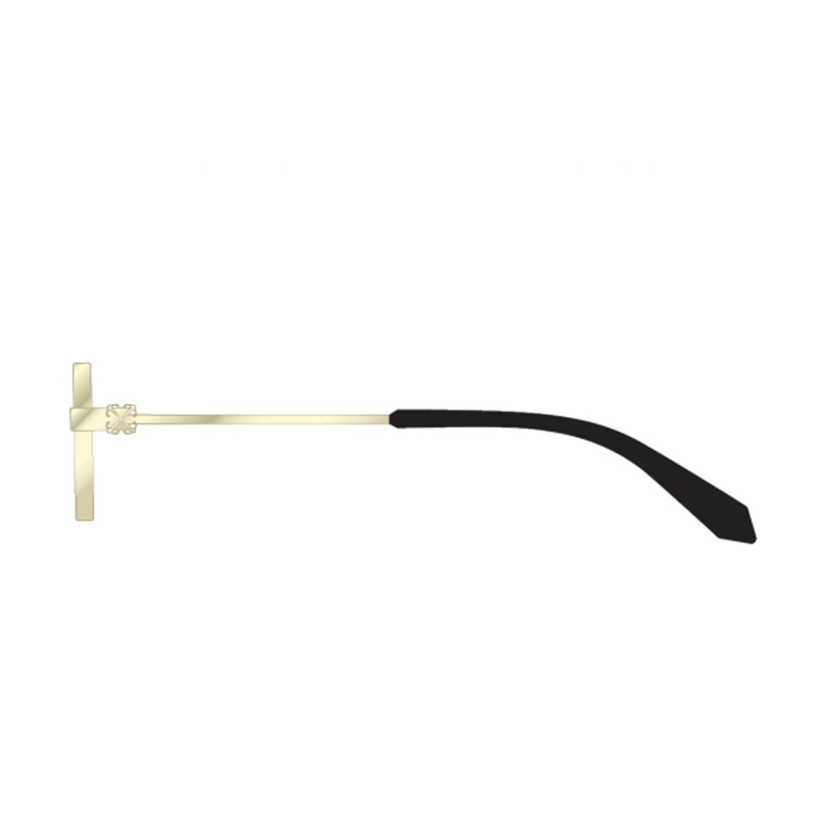 Off-White Oeri14j Loa Gold Metallo Sunglasses