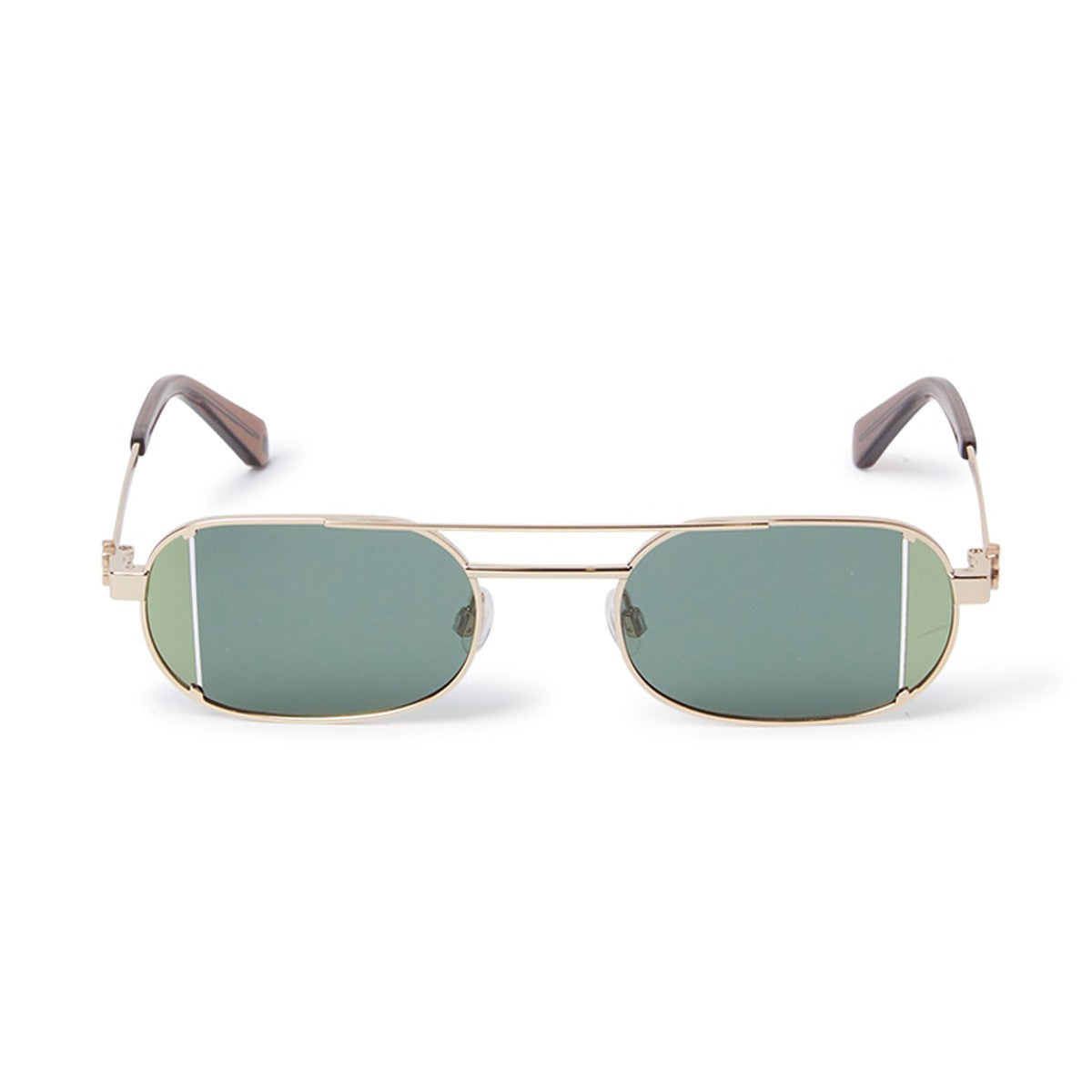 Off-White Oeri14h Lynn Gold / Bottle Green Metallo Sunglasses