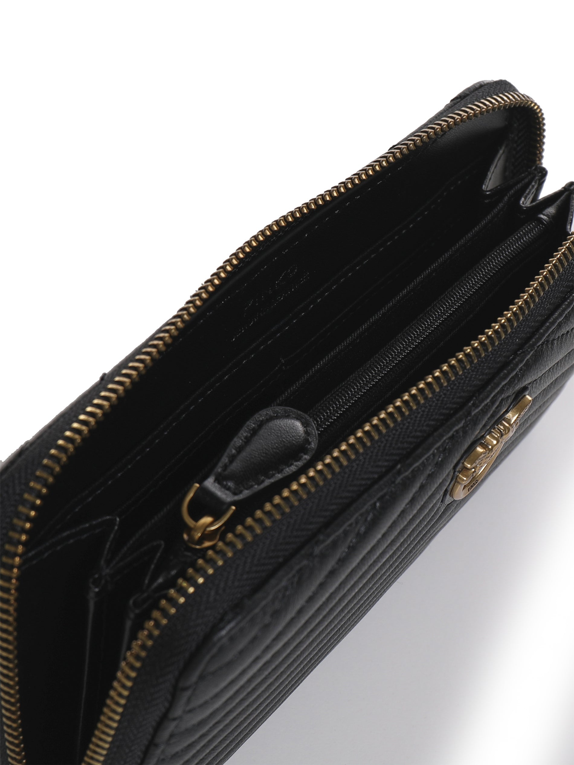 Pinko Wallets Nero-antique Gold Calfskin