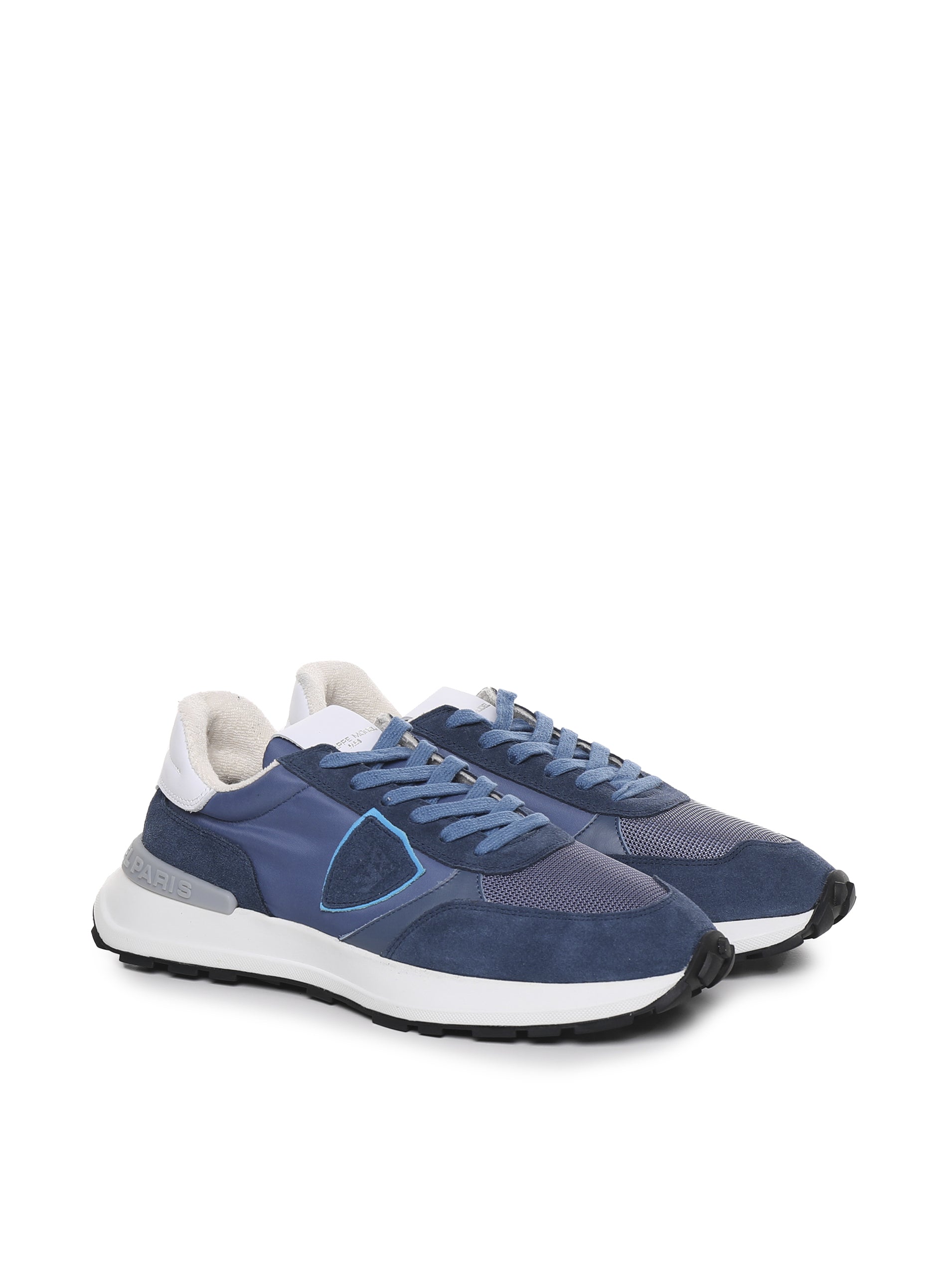 Philippe Model Sneakers Mondial_blue Calfskin Nylon