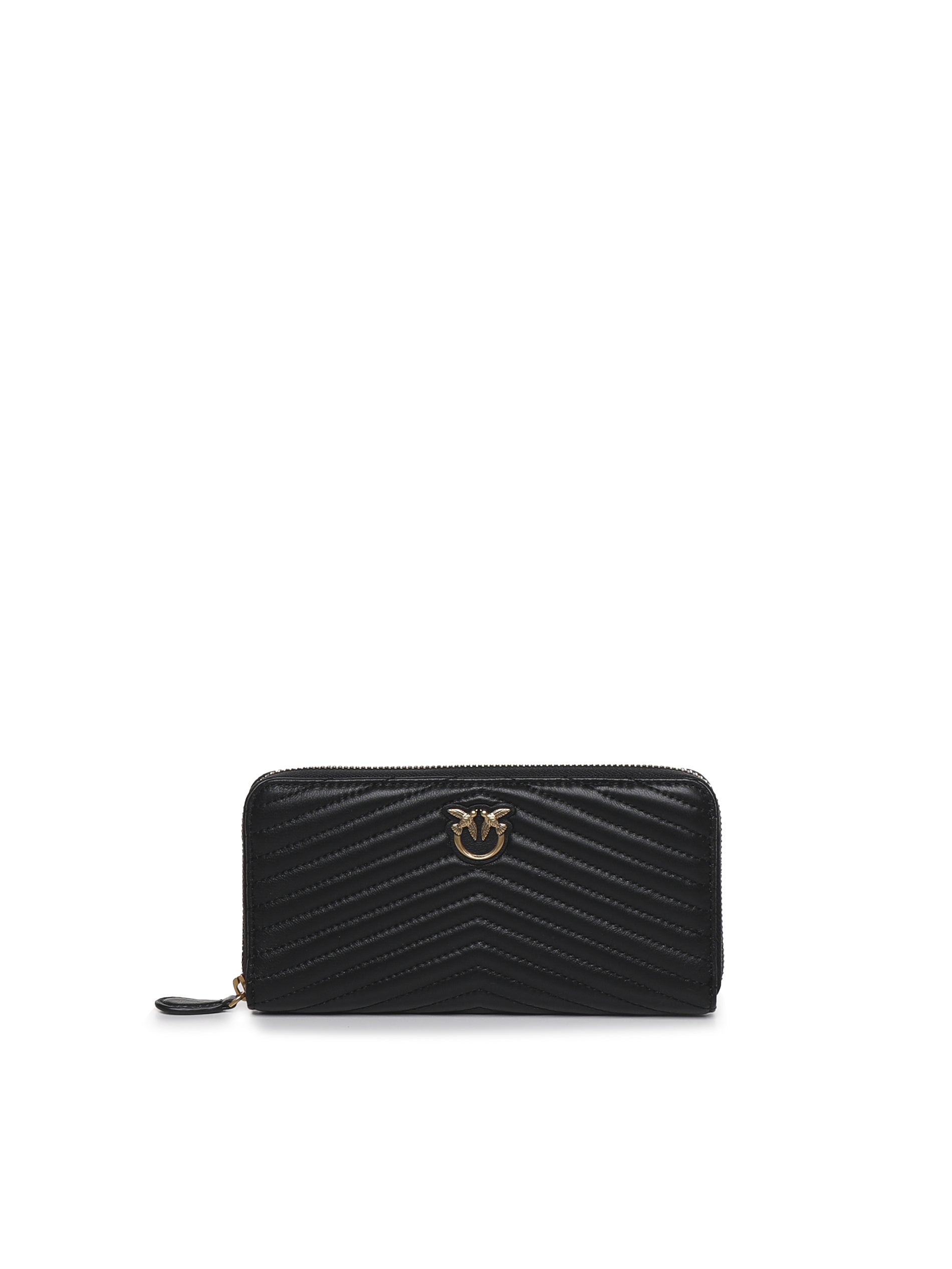 Pinko Wallets Nero-antique Gold Calfskin