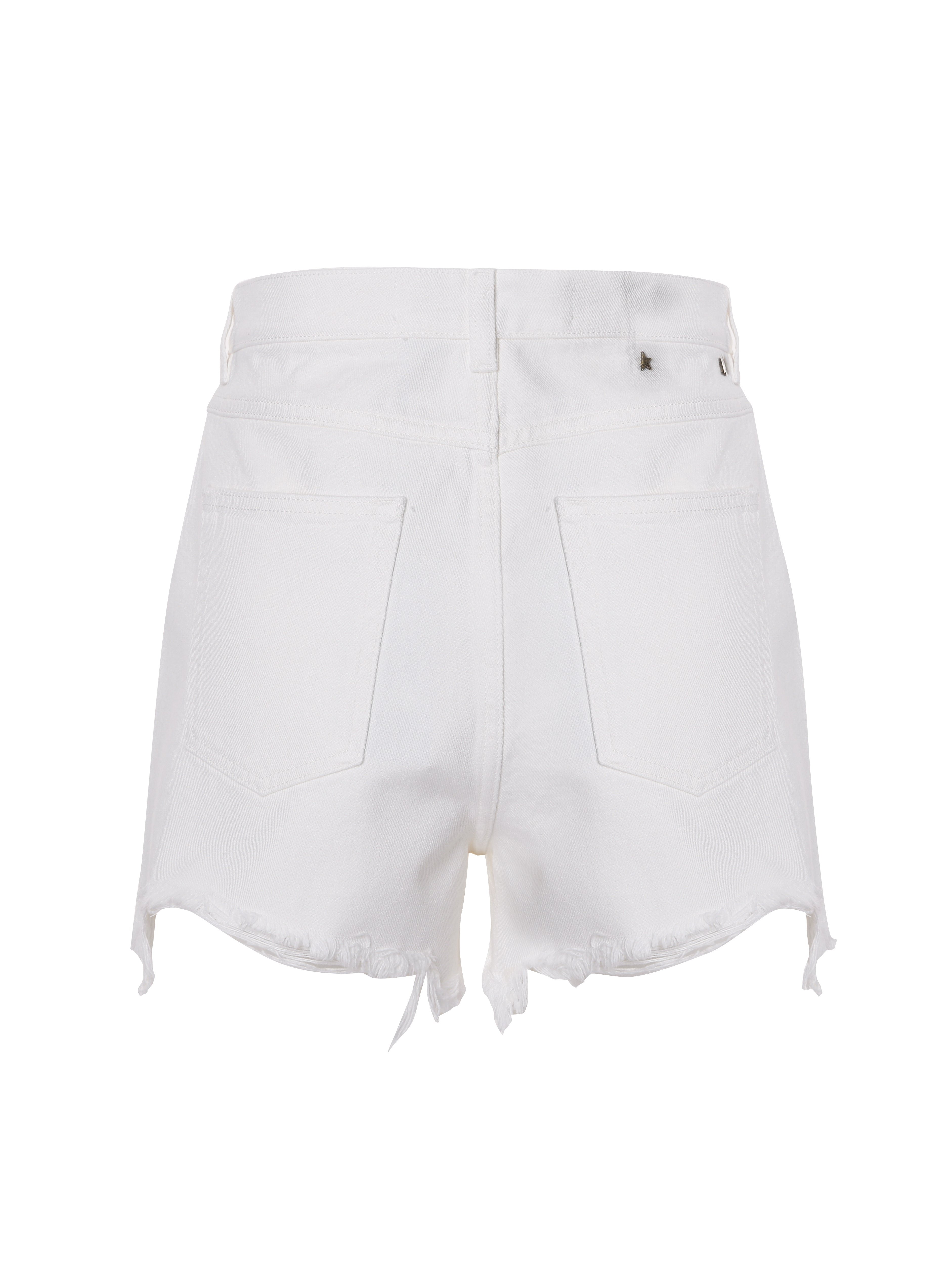 Golden Goose Shorts Offwhite Cotton