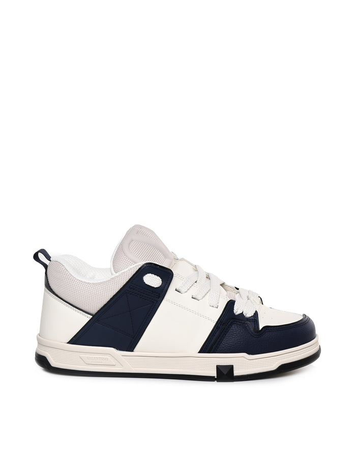 Valentino Garavani Sneakers White, Blue Calfskin
