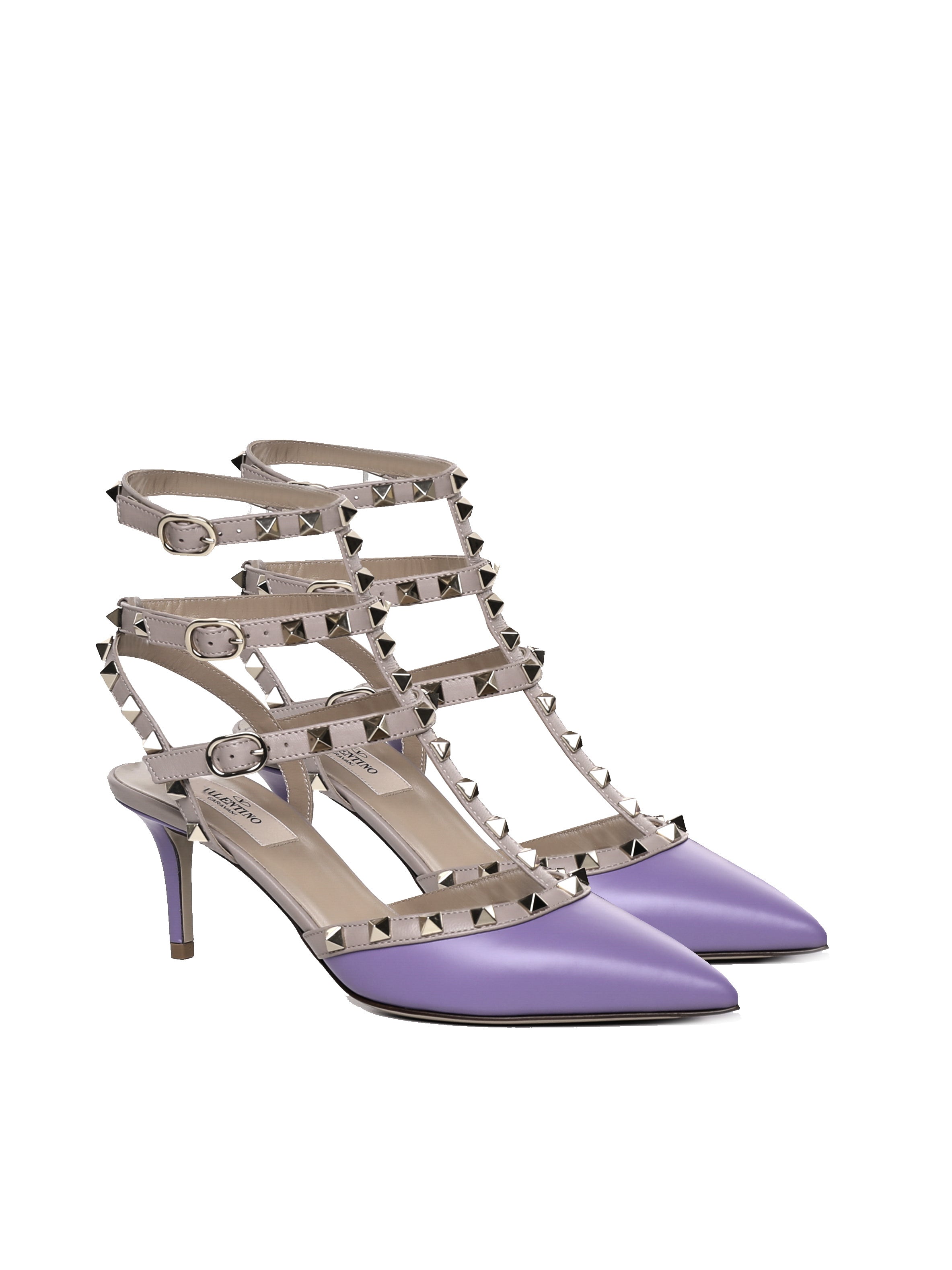 Valentino Garavani With Heel Glicine/poudre Calfskin