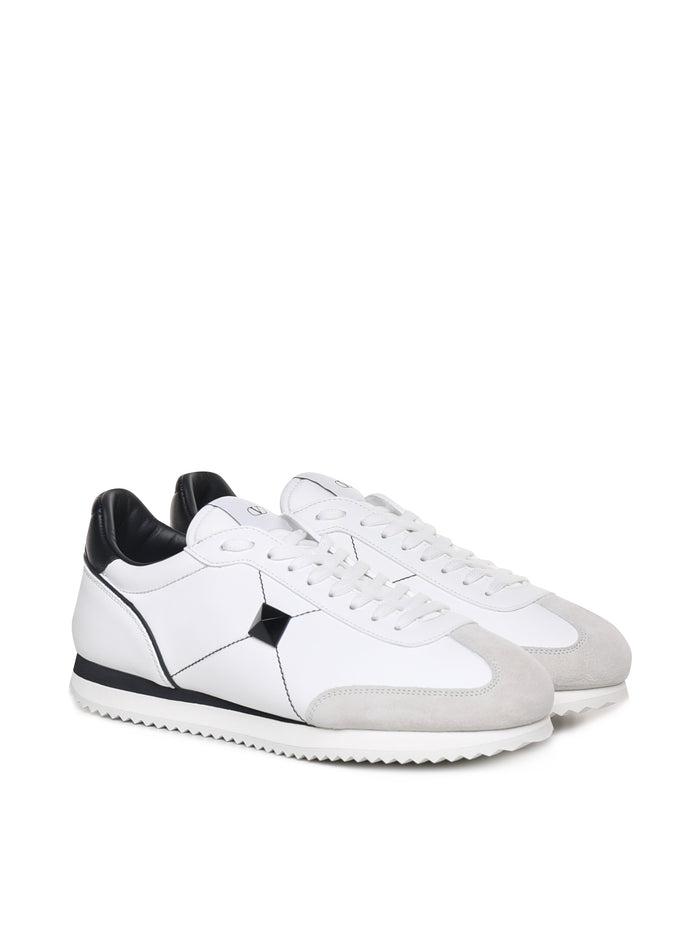 Valentino Garavani Sneakers White, Black Calfskin