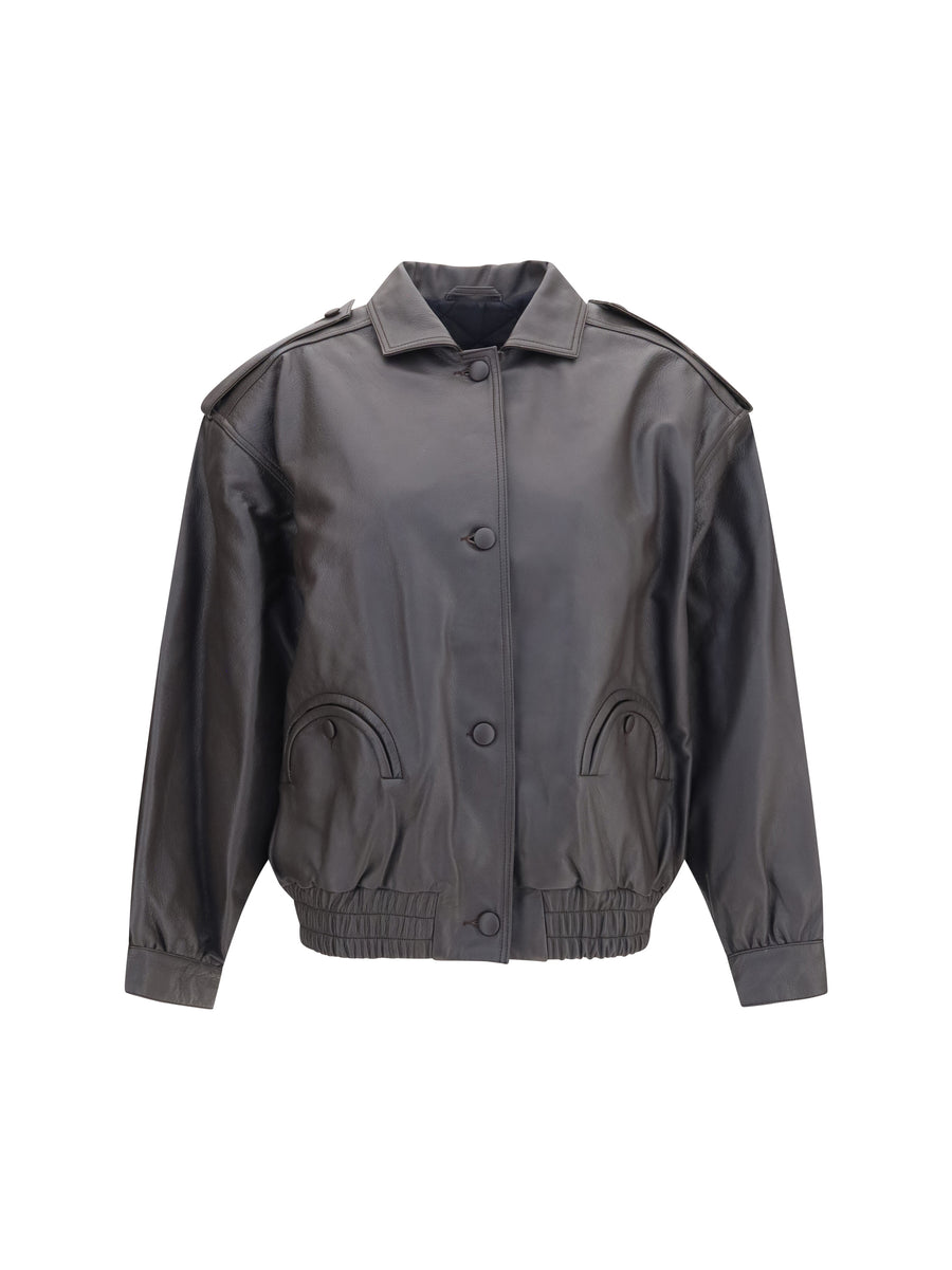 Blazè Milano 100% Lamb Ovis Aries jacket in gray