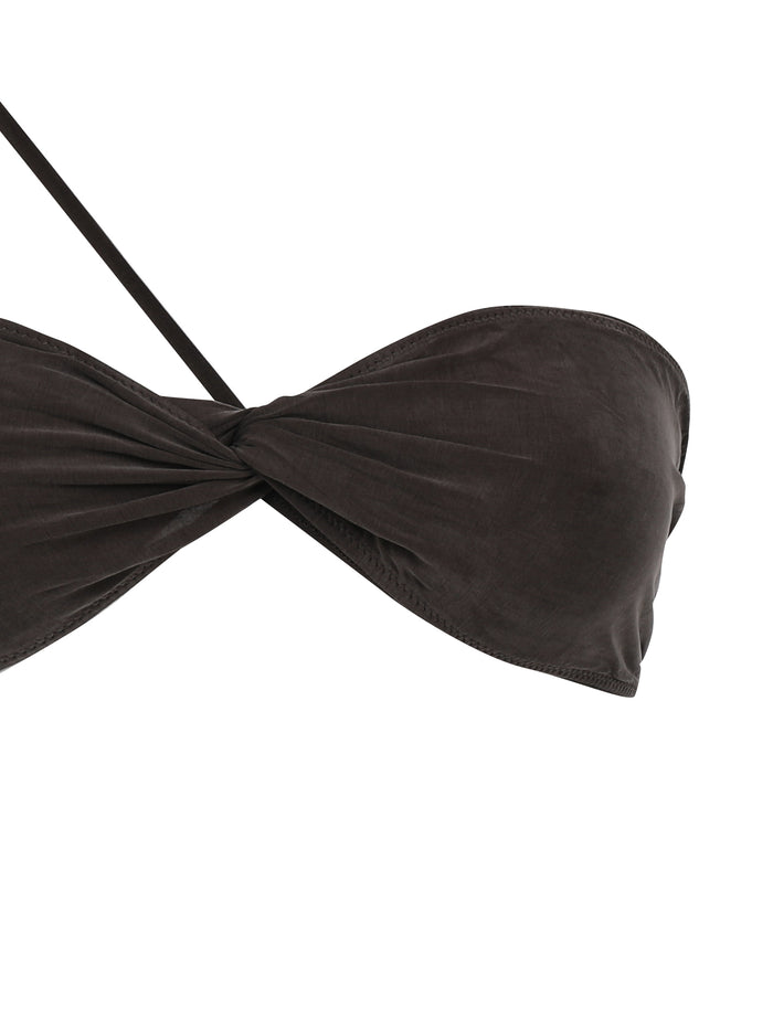 Jacquemus Sea Clothing Brown Cupro Elastane