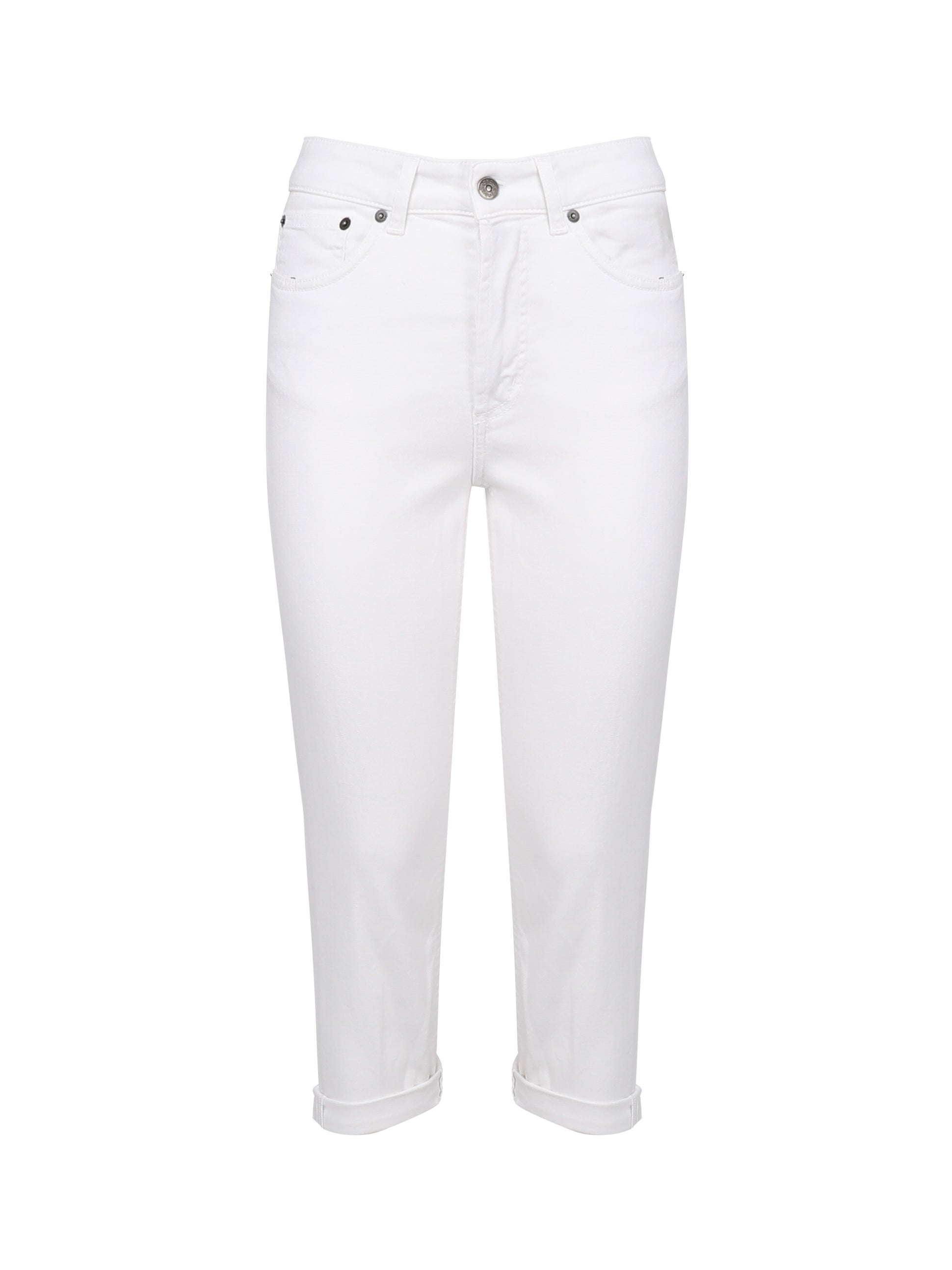 Dondup Jeans White Cotton Elastane