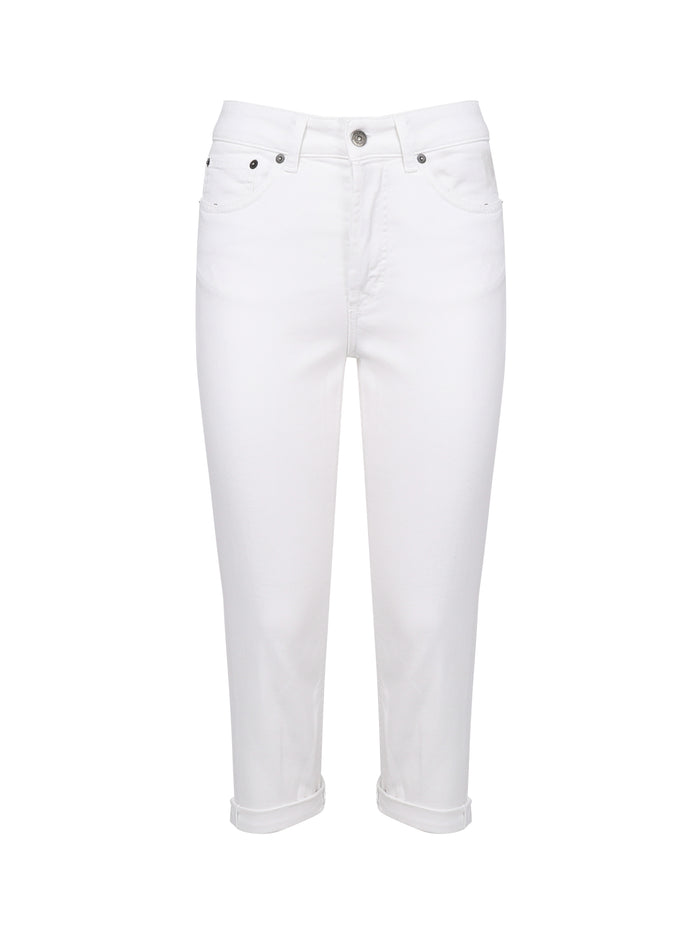 Dondup Jeans White Cotton Elastane