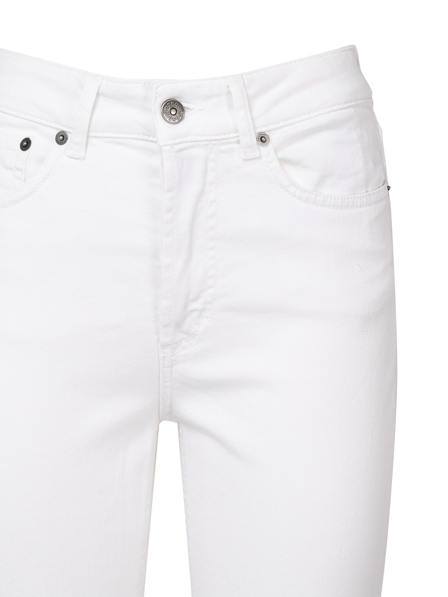 Dondup Jeans White Cotton Elastane