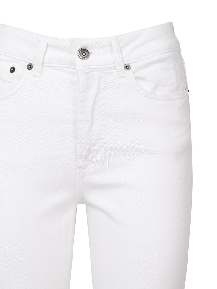 Dondup Jeans White Cotton Elastane