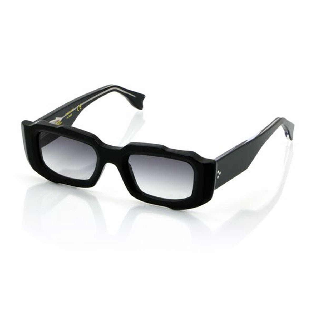 Monokol Concept Eyewear Mk285 Shiny Black Acetato Sunglasses